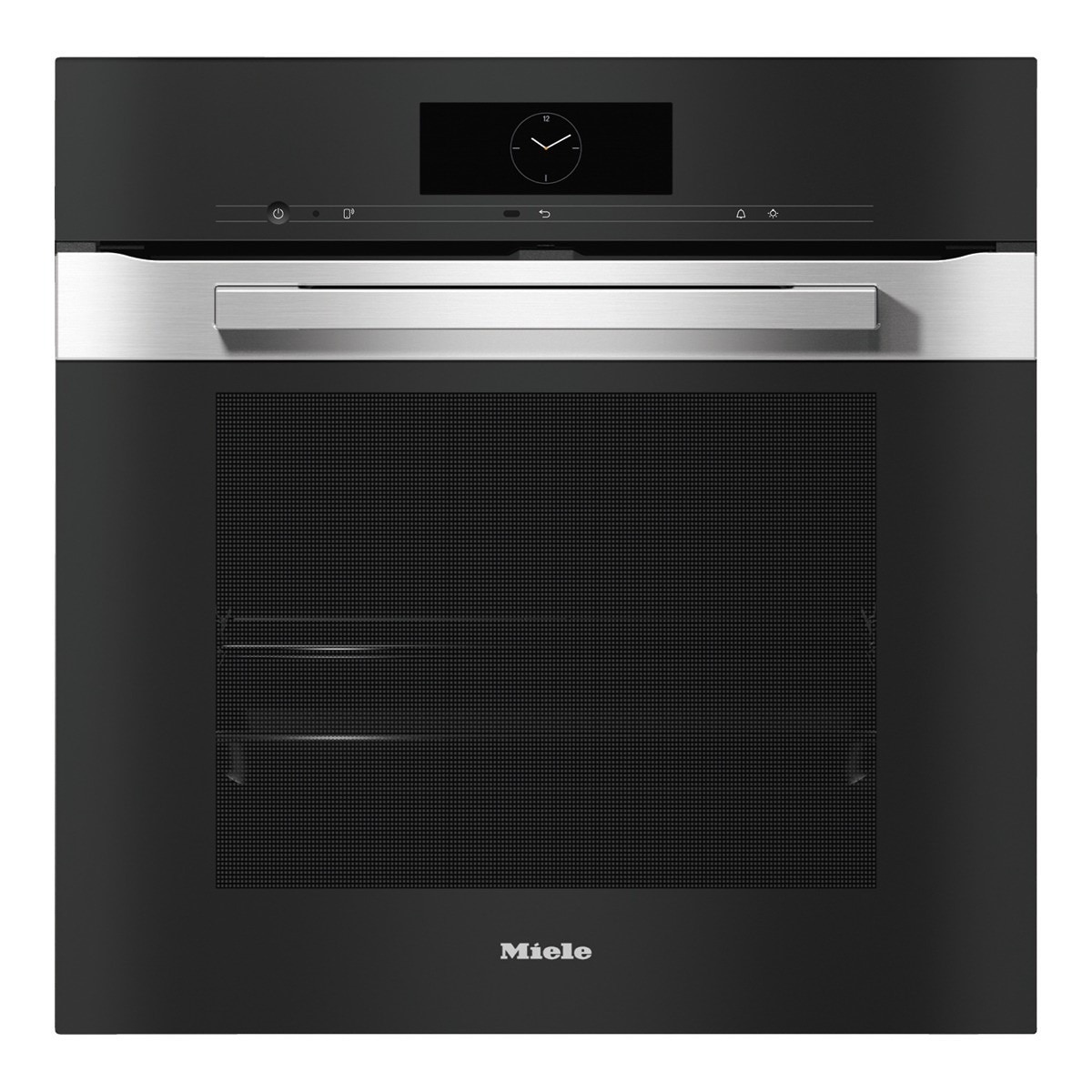Forno Multifunções Miele H 7860 BP Pirólise e PyroFit, Câmara no Interior com Display M Touch + MotionReact de 76 Litros - Aço Inox CleanSteel Aço inoxidável-1