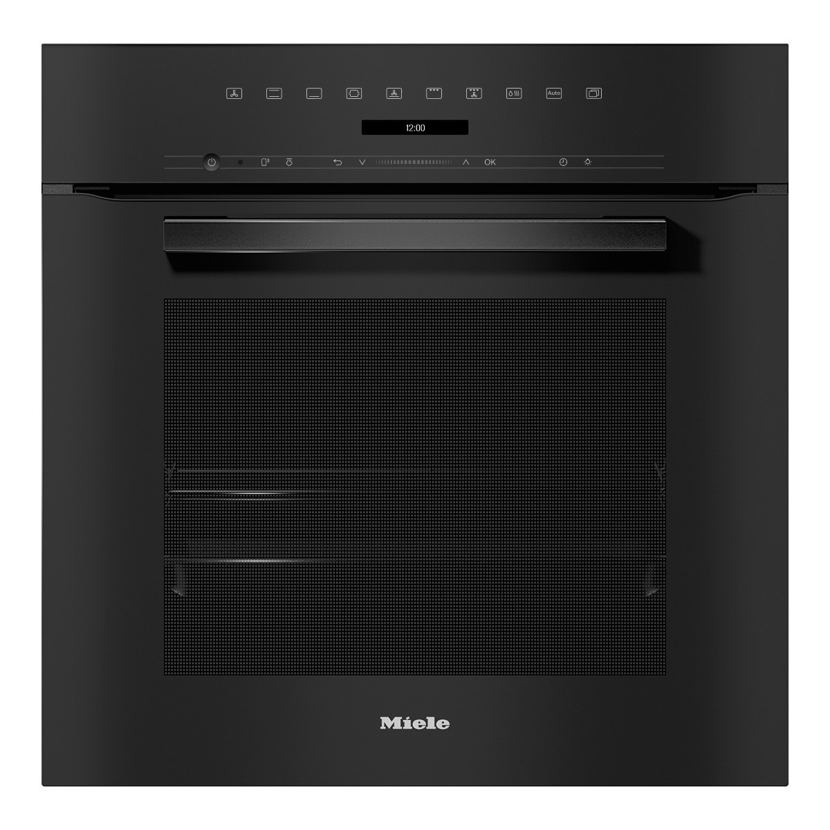 Forno Multifunções Miele H 7264 B OBSW PerfectClean com Display DirectSensor S e Wi-Fi Miele@home e de 76 Litros - Preto Obsidiana Obsidian Black-1