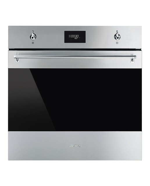 Imagem 0 de Forno Termoventilado Smeg Classica SFP6301TVX Limpeza Pirolítica e de 70 Litros - Aço Inox