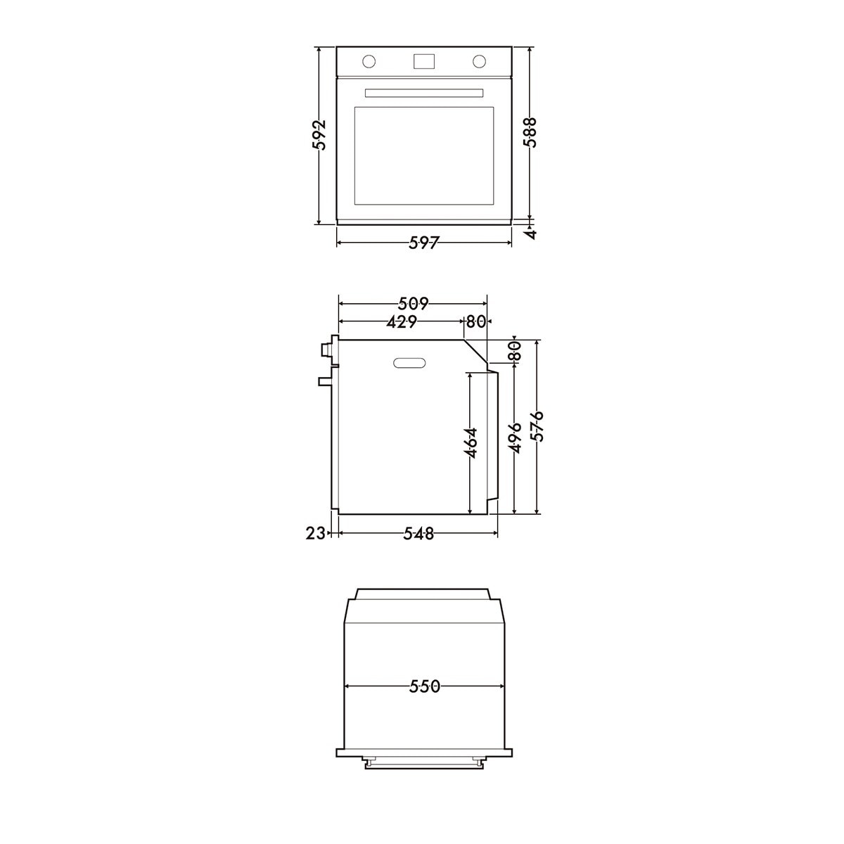 Forno Termoventilado Smeg Classica SFP6301TVX Limpeza Pirolítica e de 70 Litros - Aço Inox Aço inoxidável-2