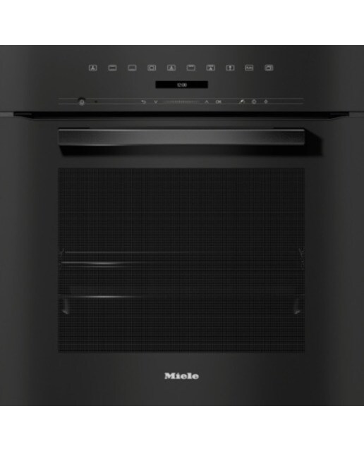 Forno Multifunções Miele H 7262 B com Display Direct Sensor S PerfectClean e de 76 Litros - Preto Obsidiana Obsidian Black-1