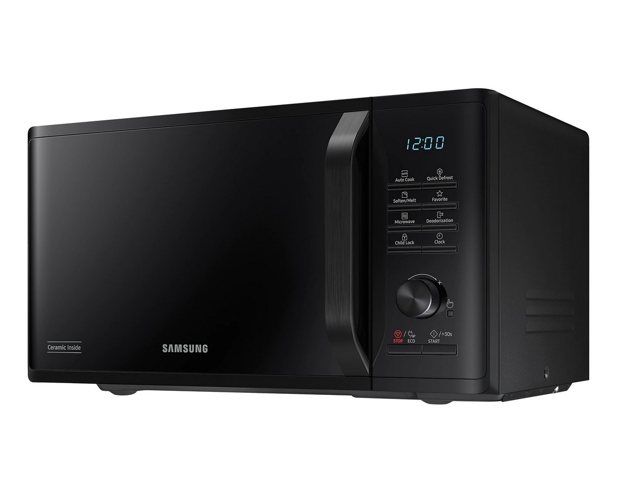 Micro-ondas Samsung MS23K3515AK/EC Cerâmica Enamel de 800 W e Capacidade de 23 Litros - Preto 3