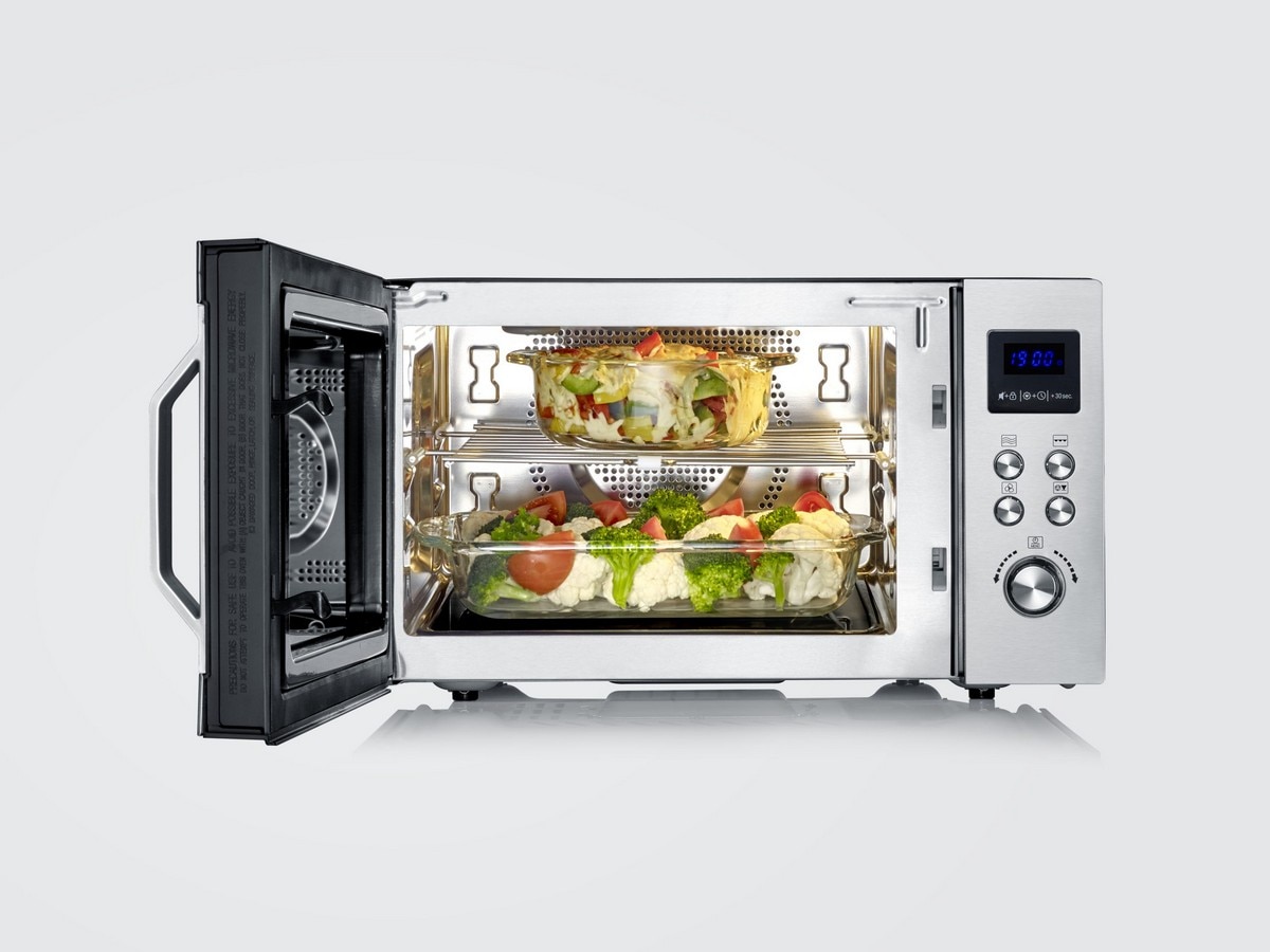 Micro-ondas com Grill e Convecção Severin MW7777 sem Prato, de 900 W e Capacidade de 25 Litros - Inox Inox-2