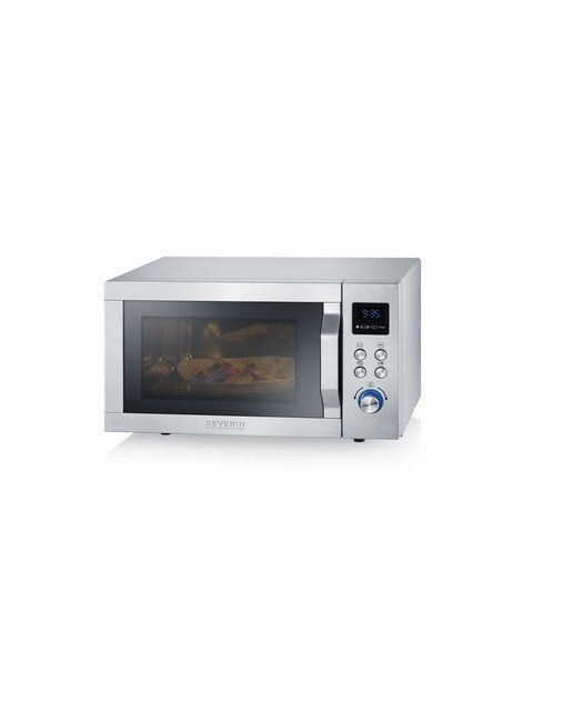 Imagem 0 de Micro-ondas com Grill Severin MW7751 de 800 W e Capacidade de 20 Litros - Aço Inox
