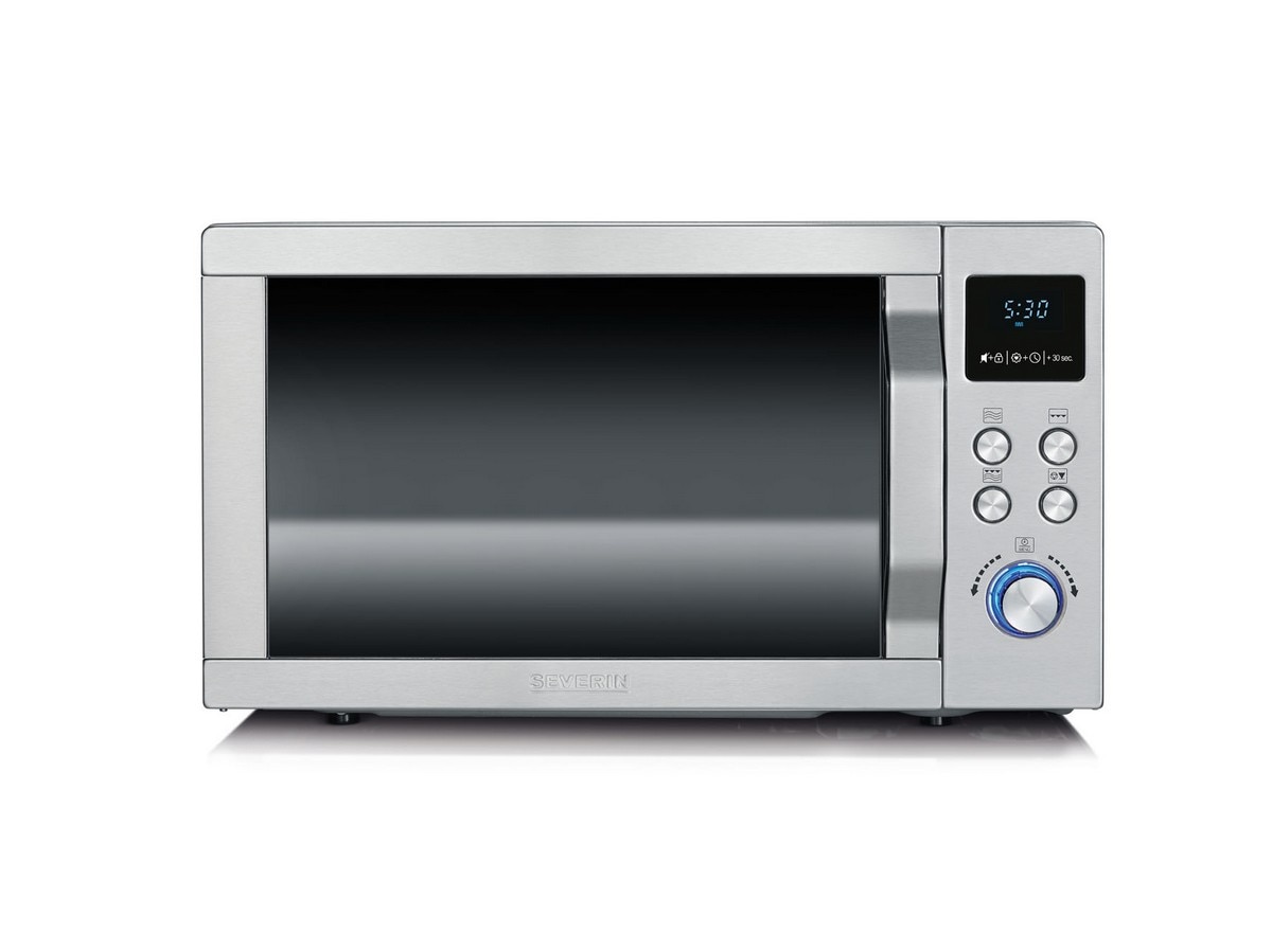 Micro-ondas com Grill Severin MW7751 de 800 W e Capacidade de 20 Litros - Aço Inox Aço inoxidável-3