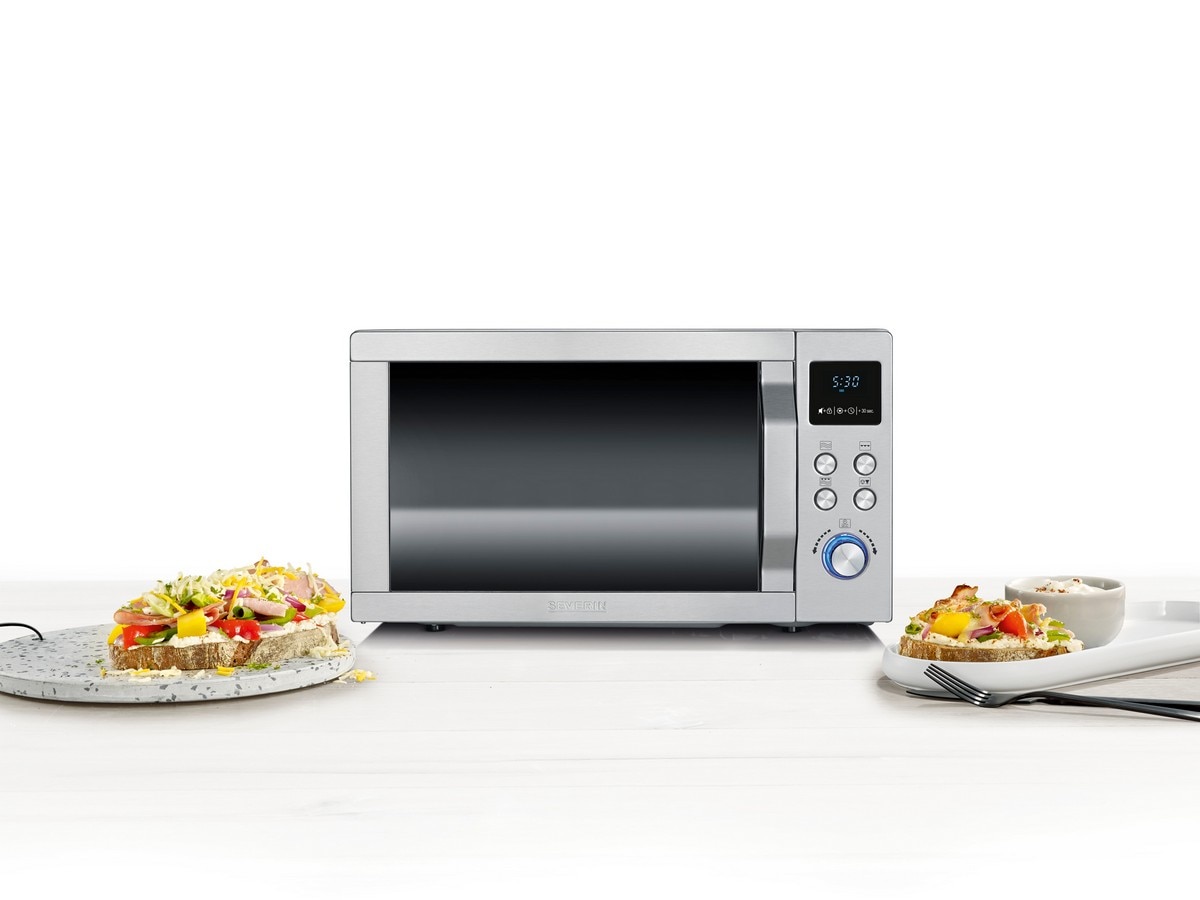 Micro-ondas com Grill Severin MW7751 de 800 W e Capacidade de 20 Litros - Aço Inox Aço inoxidável-6