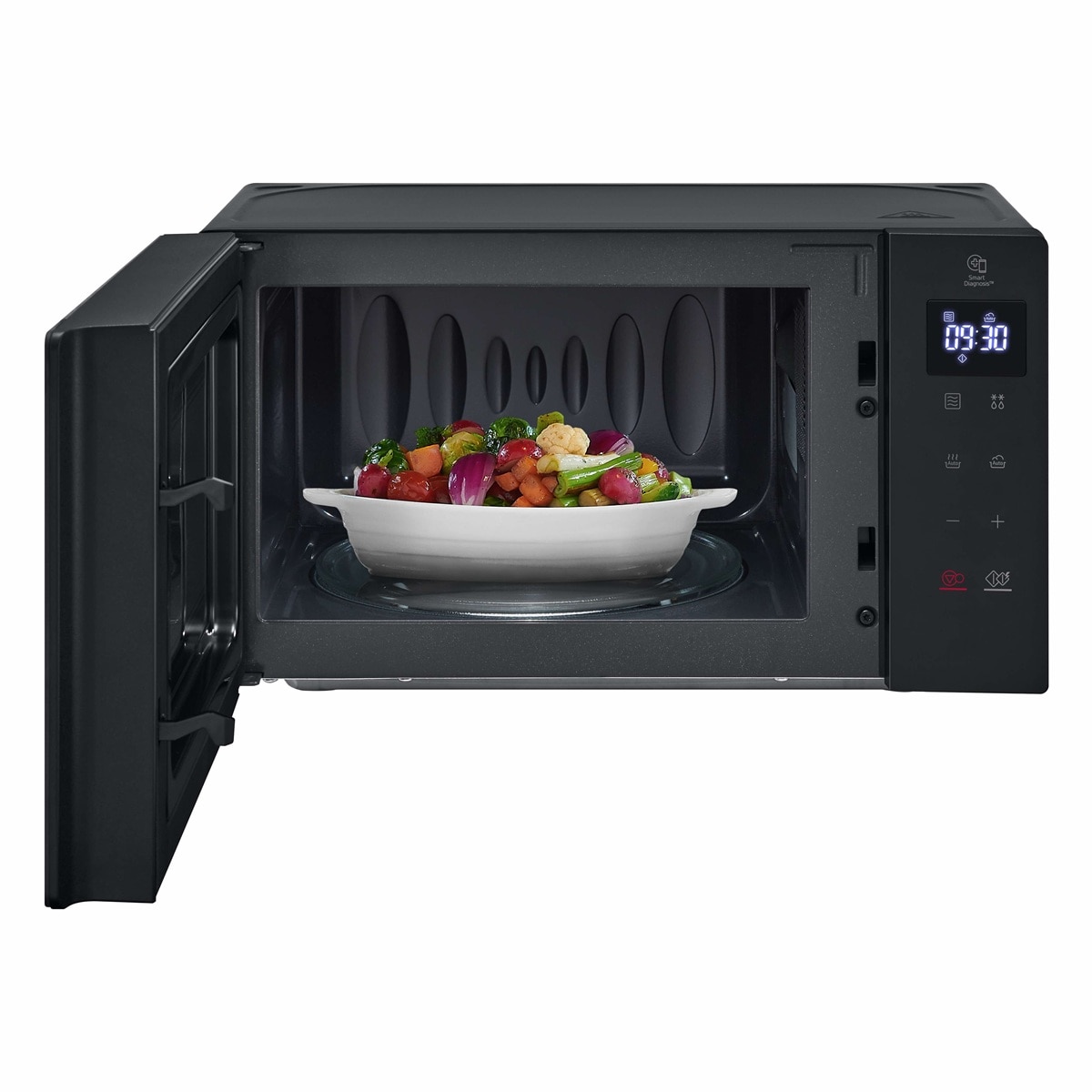 Micro-ondas LG NeoChef Slim MS2032GASB de 700W e 20 Litros - Preto Preto-3