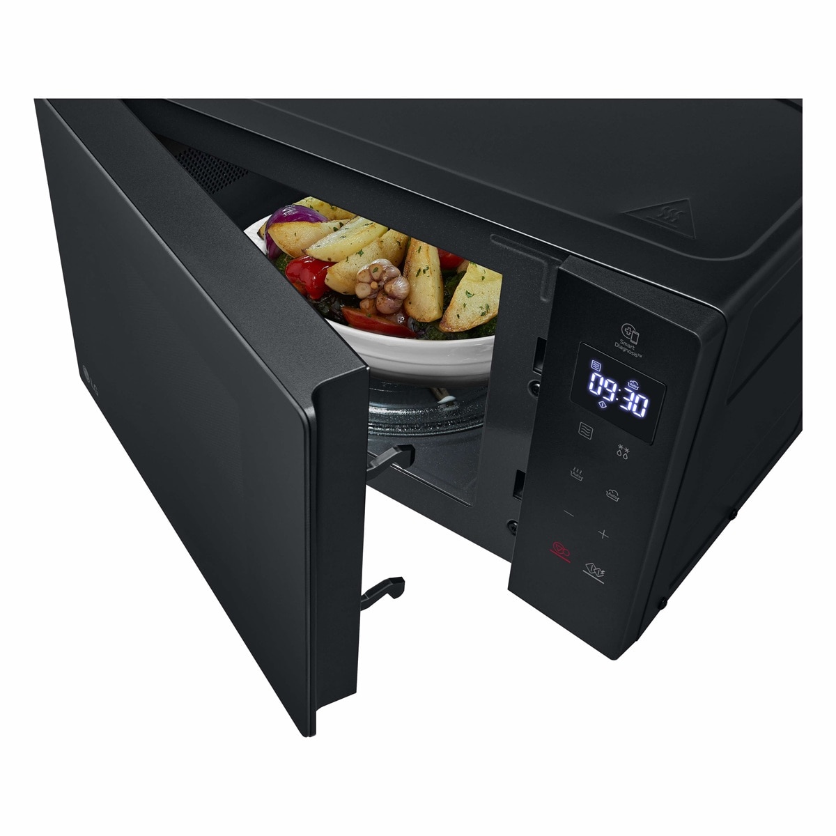 Micro-ondas LG NeoChef Slim MS2032GASB de 700W e 20 Litros - Preto Preto-6