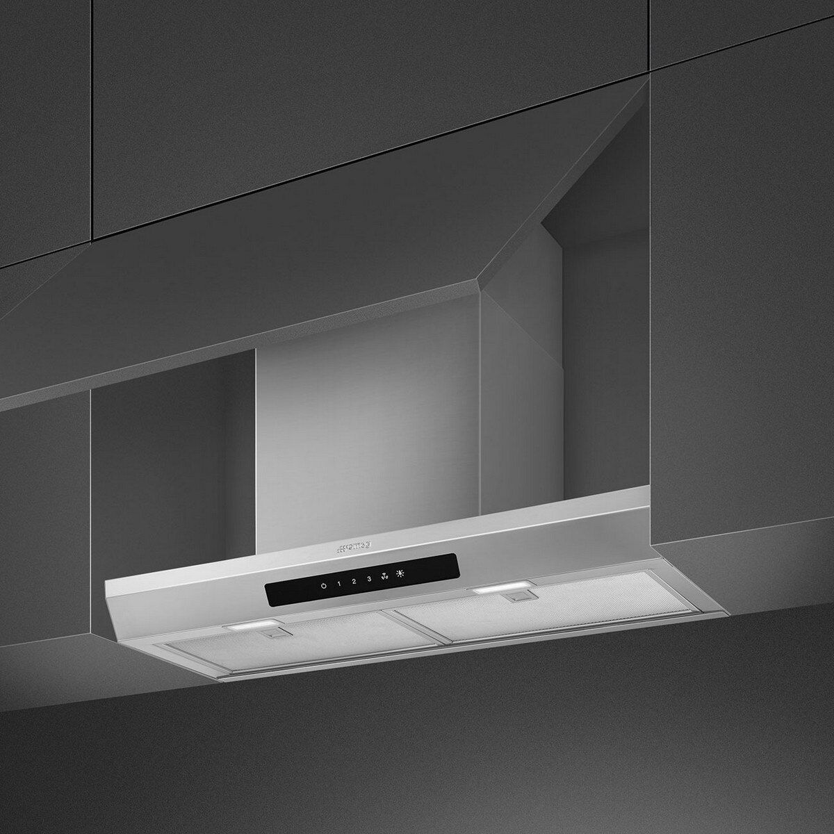 Exaustor Encastrável Smeg Universal KSGT73X de 4 Velocidades e de 75 cm - Aço Inox Aço inoxidável-2