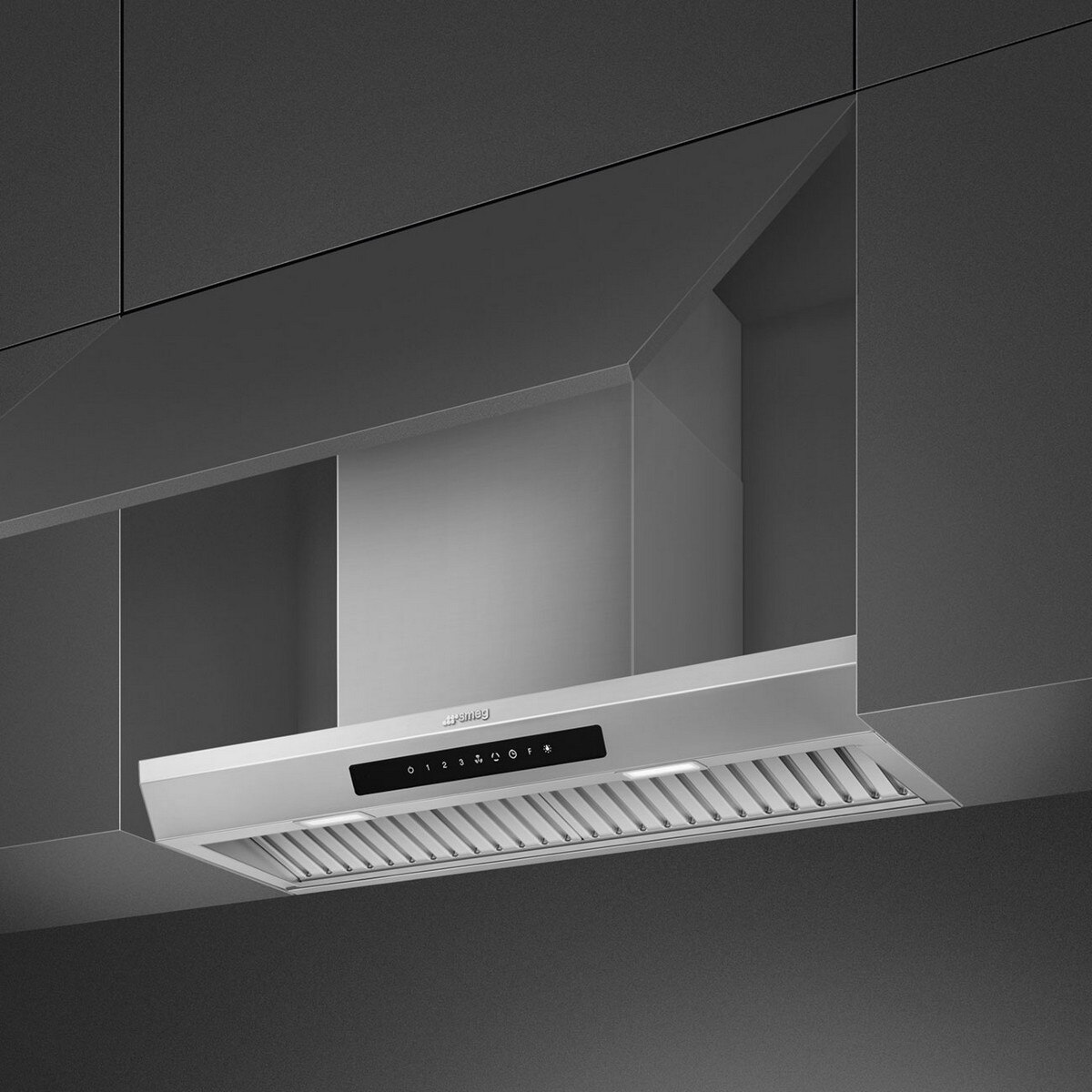 Exaustor Encastrável Smeg Universal KSGT74X de 75 cm e de 4 Velocidades - Aço Inox Inox-2
