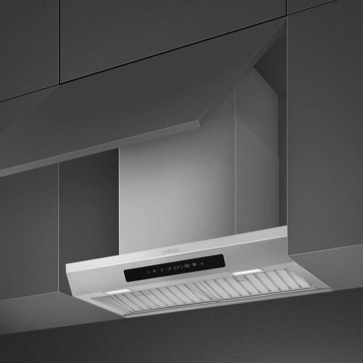 Exaustor Encastrável Smeg Universal KSGT64X de 60 cm e de 4 Velocidades - Aço Inox Inox-2