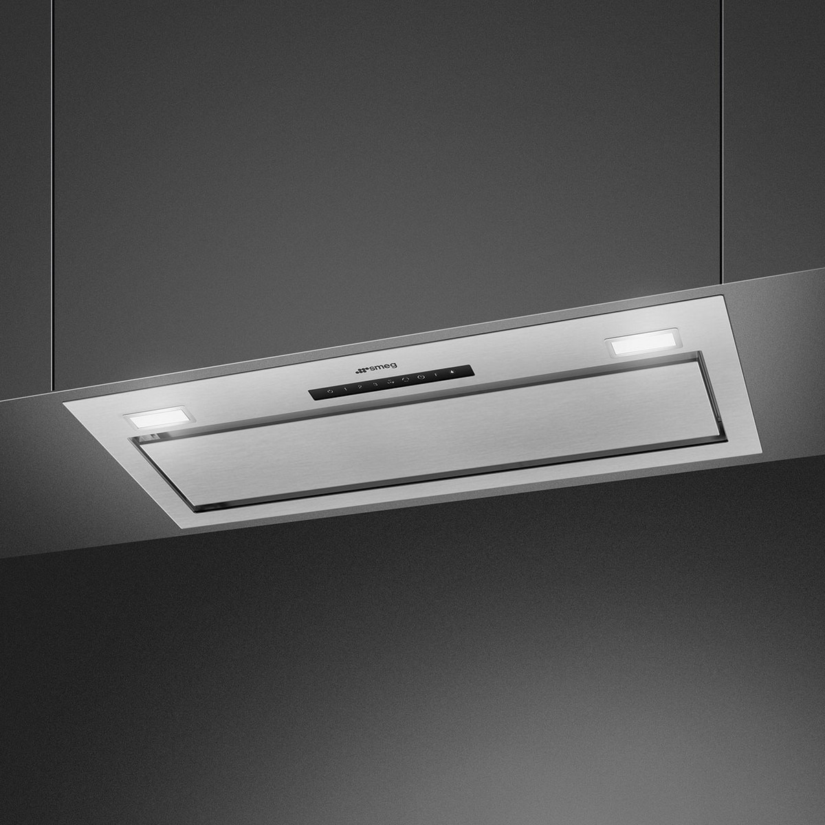 Exaustor Encastrável Smeg Universal KSG8P4X de 75 cm e de 4 Velocidades - Aço Inox Inox-2