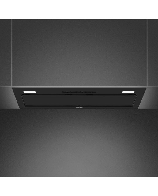 Exaustor Encastrável Smeg Universal KSG8P4MB de 3 Velocidades + 1 Intensiva e de 75 cm - Preto Mate Preto-1
