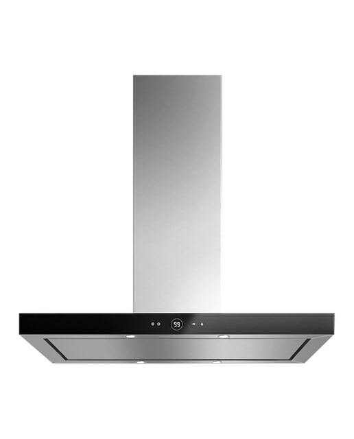 Imagem 0 de Exaustor de Ilha Teka DPL ISLA 1185 Aspiração Perimetral e Motor EcoPower com 4 Velocidades e de 110 cm - Inox e Vidro Preto