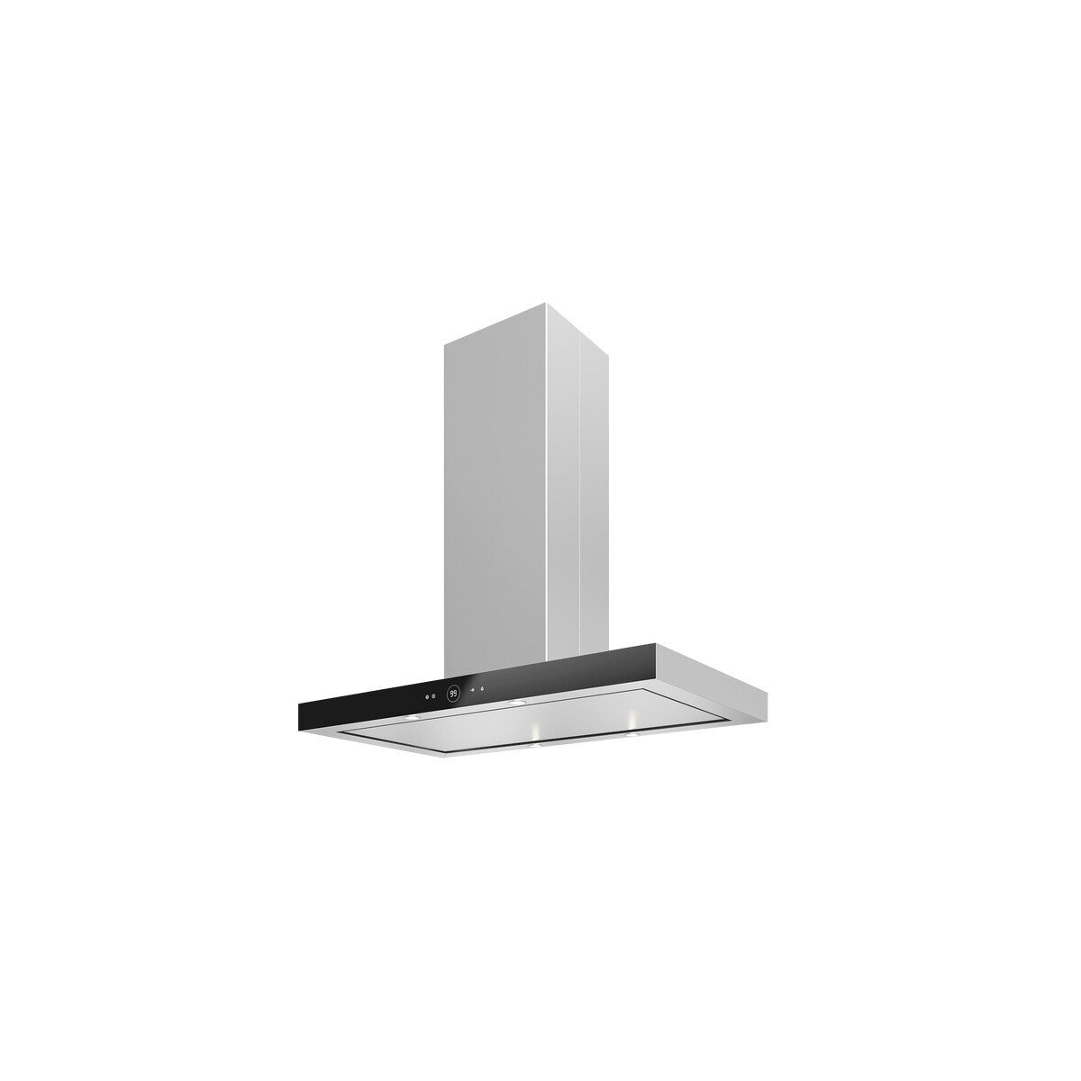 Exaustor de Ilha Teka DPL ISLA 1185 Aspiração Perimetral e Motor EcoPower com 4 Velocidades e de 110 cm - Inox e Vidro Preto Inox/Cristal-2