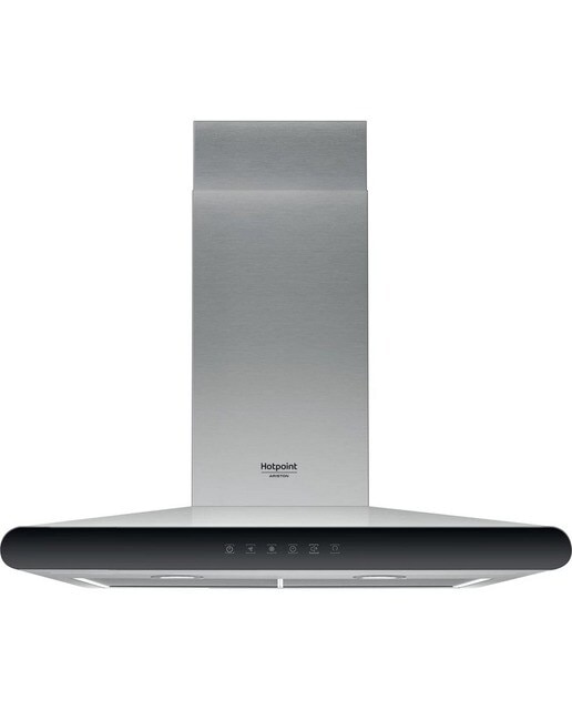 Imagem 0 de Exaustor de Parede HotPoint HHC 6.7F LT X com 4 Velocidades e de 60 cm - Inox