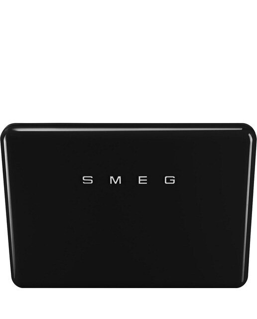 Exaustor de Parede Smeg Anni 50 Série Ângular KFAB75BL com 4 Velocidades e de 75 cm - Preto Polido Preto-1