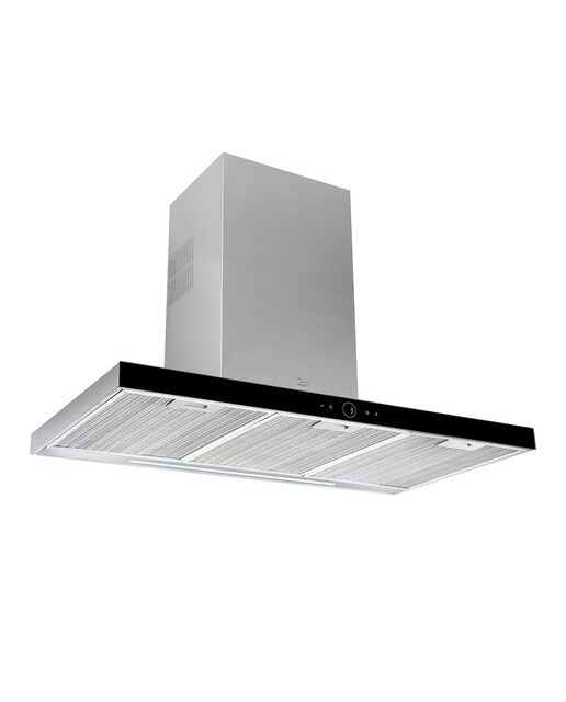 Exaustor de Parede Teka DLH 786 T Motor EcoPower e Comandos Touch Control com 4 Velocidades e de 70 cm - Inox e Vidro Preto Inox-1