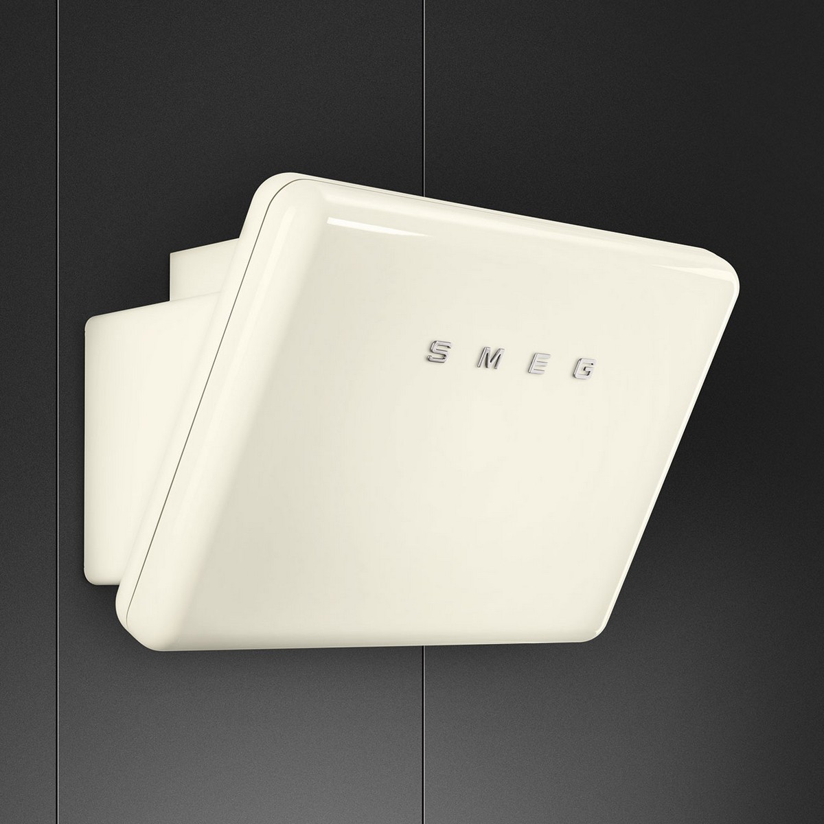 Exaustor de Parede Smeg Anni 50 Série Ângular KFAB75CR com 4 Velocidades e de 75 cm - Creme Polido Creme-4