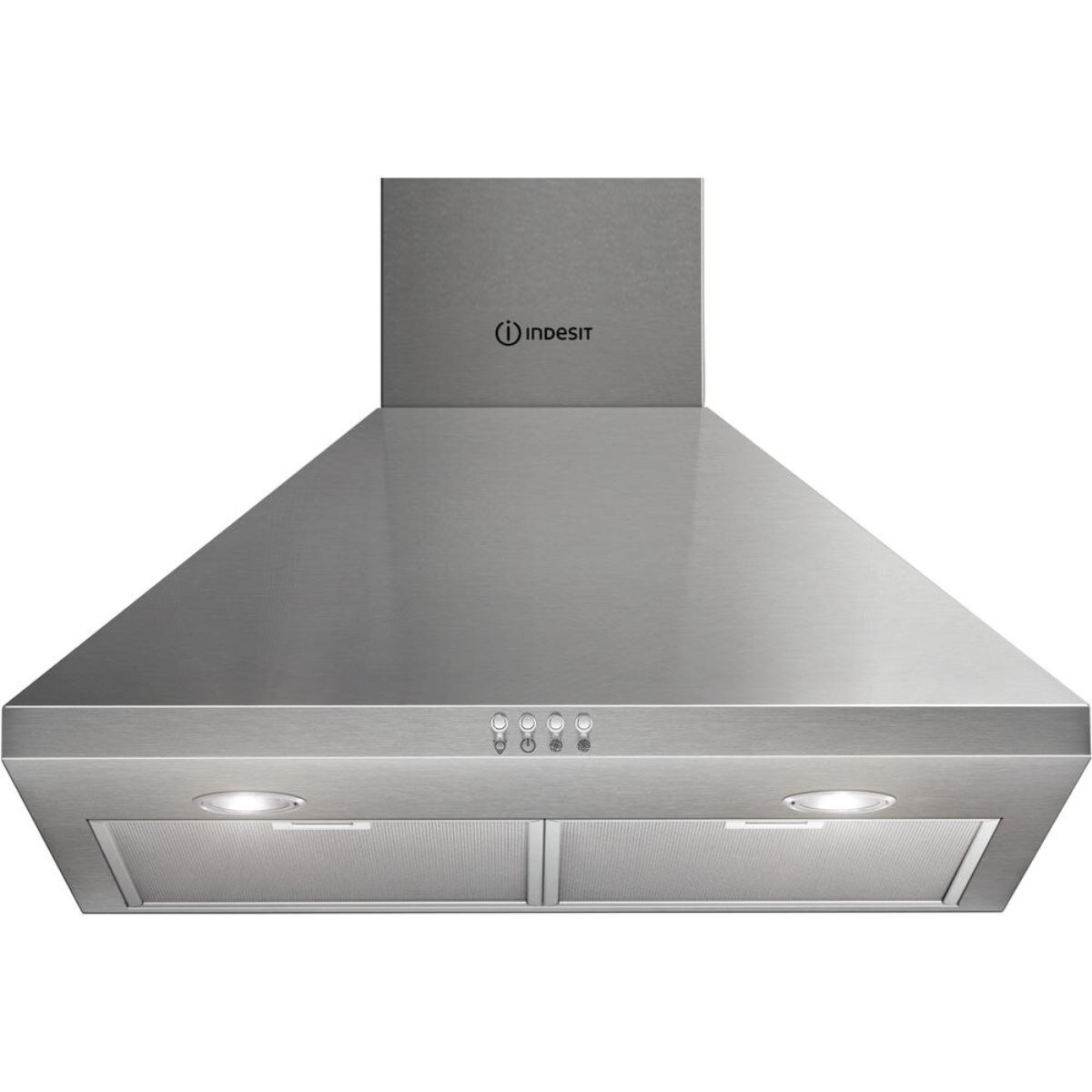 Exaustor de Parede Indesit IHPC 6.5 LM X com 3 Velocidades e de 60 cm - Inox Aço inoxidável-2