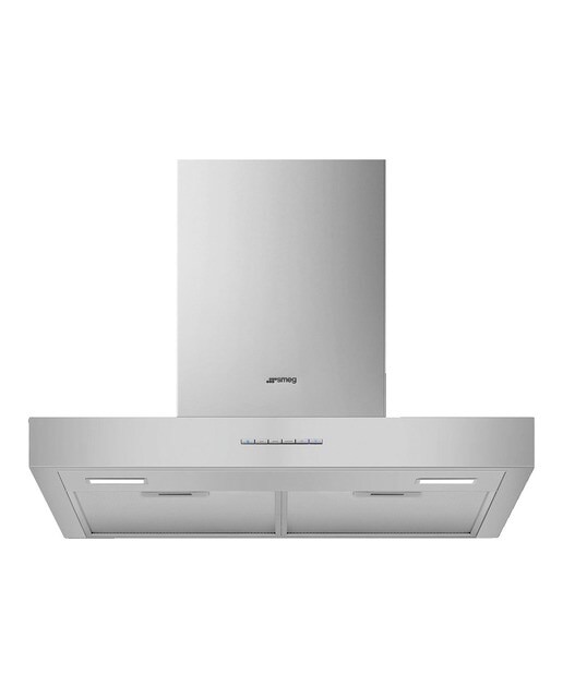 Exaustor de Parede Smeg Universal KBT600XE de 4 Velocidades e de 60 cm - Aço Inox Aço inoxidável-1