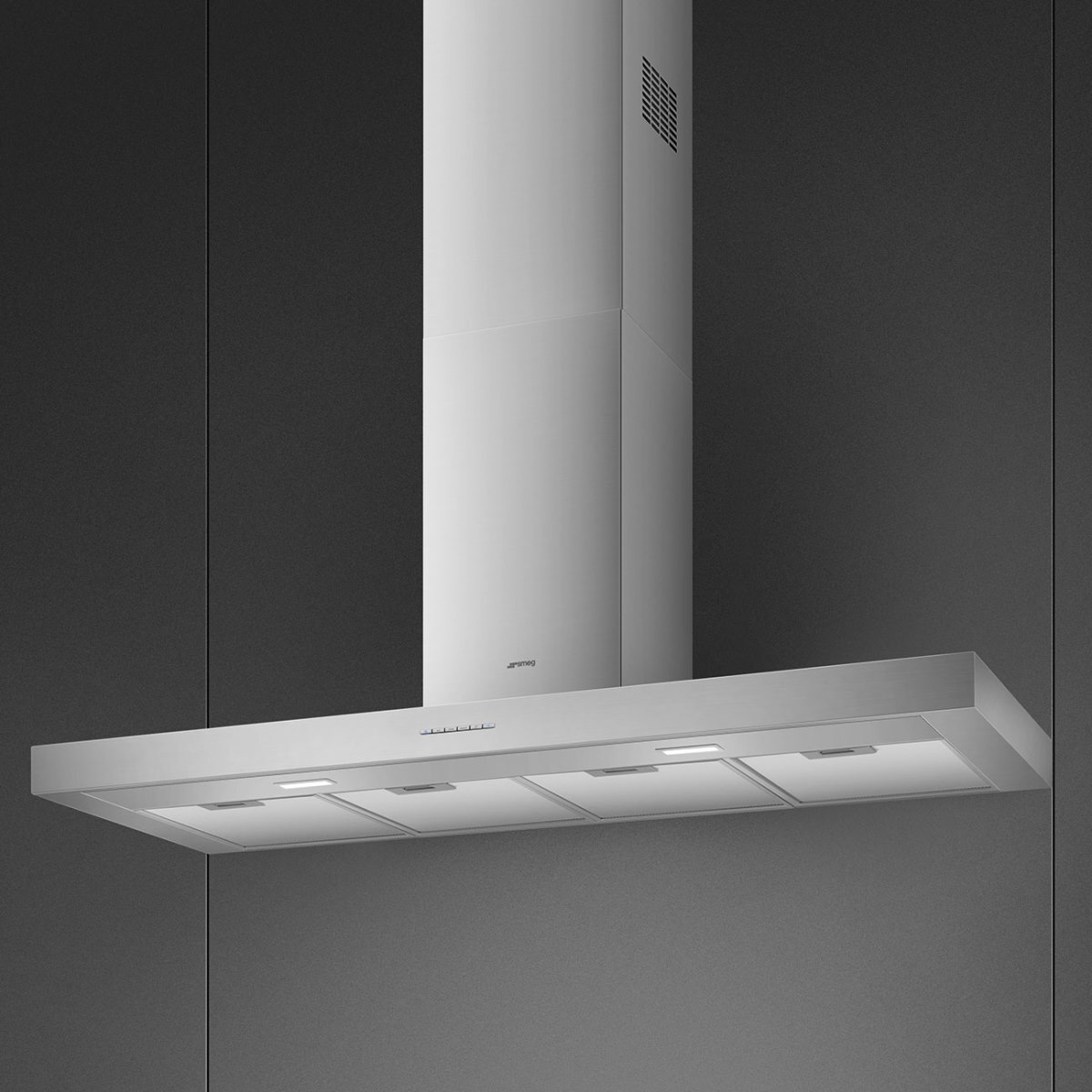 Exaustor de Parede Smeg Universal KBT1200XE de 4 Velocidades e 120 cm - Aço Inox Inox-3
