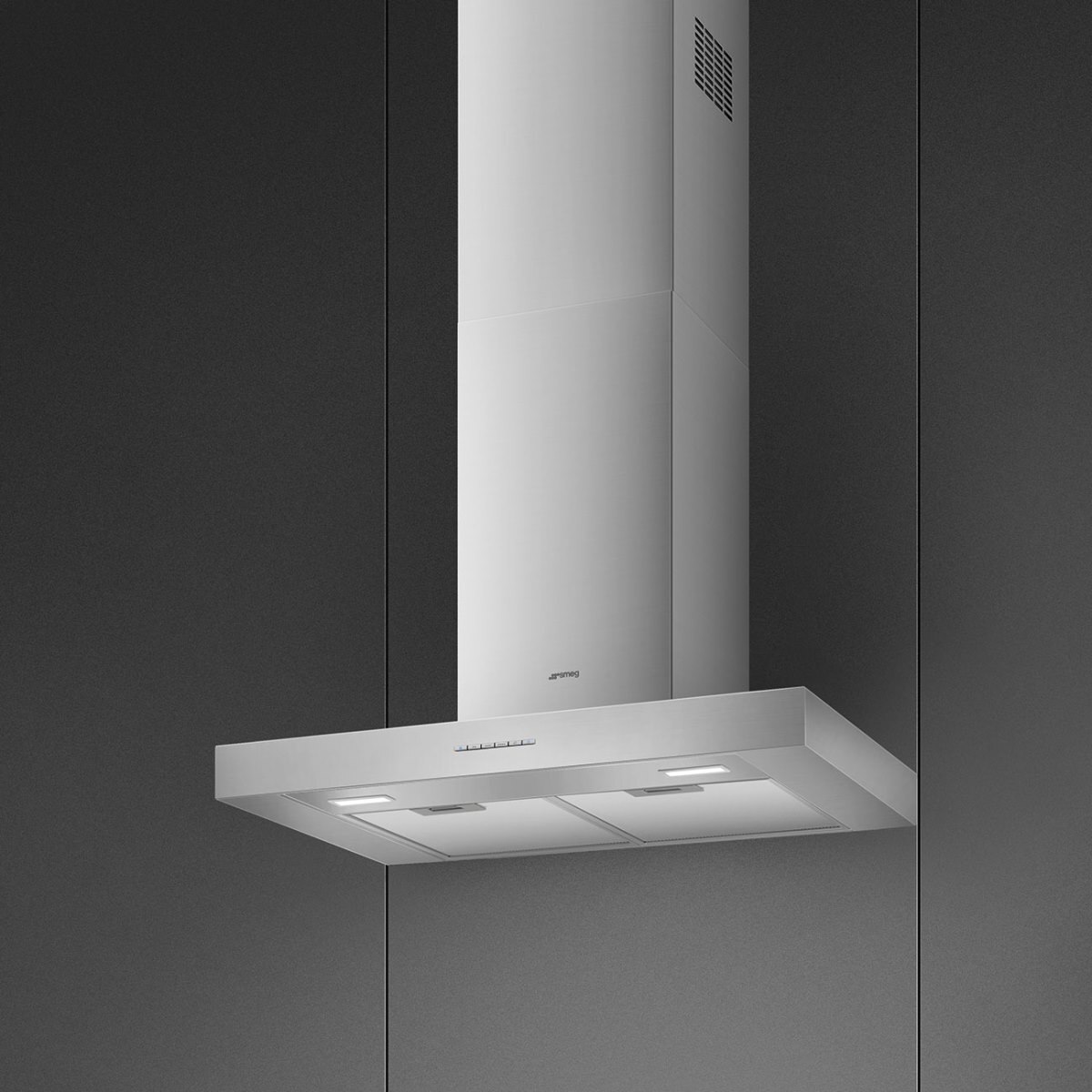 Exaustor de Parede Smeg Universal KBT700XE de 4 Velocidades e de 70 cm - Aço Inox Aço inoxidável-2