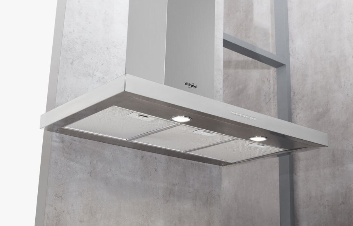 Exaustor de Parede Whirlpool WCollection WHBS93FLEX com 4 Velocidades e de 89,8 cm - Inox Aço inoxidável-4