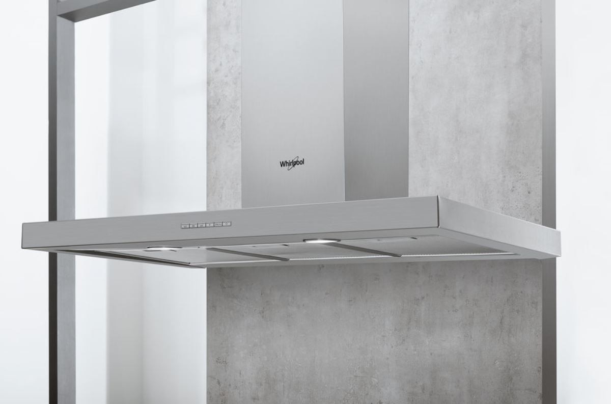 Exaustor de Parede Whirlpool WCollection WHBS93FLEX com 4 Velocidades e de 89,8 cm - Inox Aço inoxidável-7