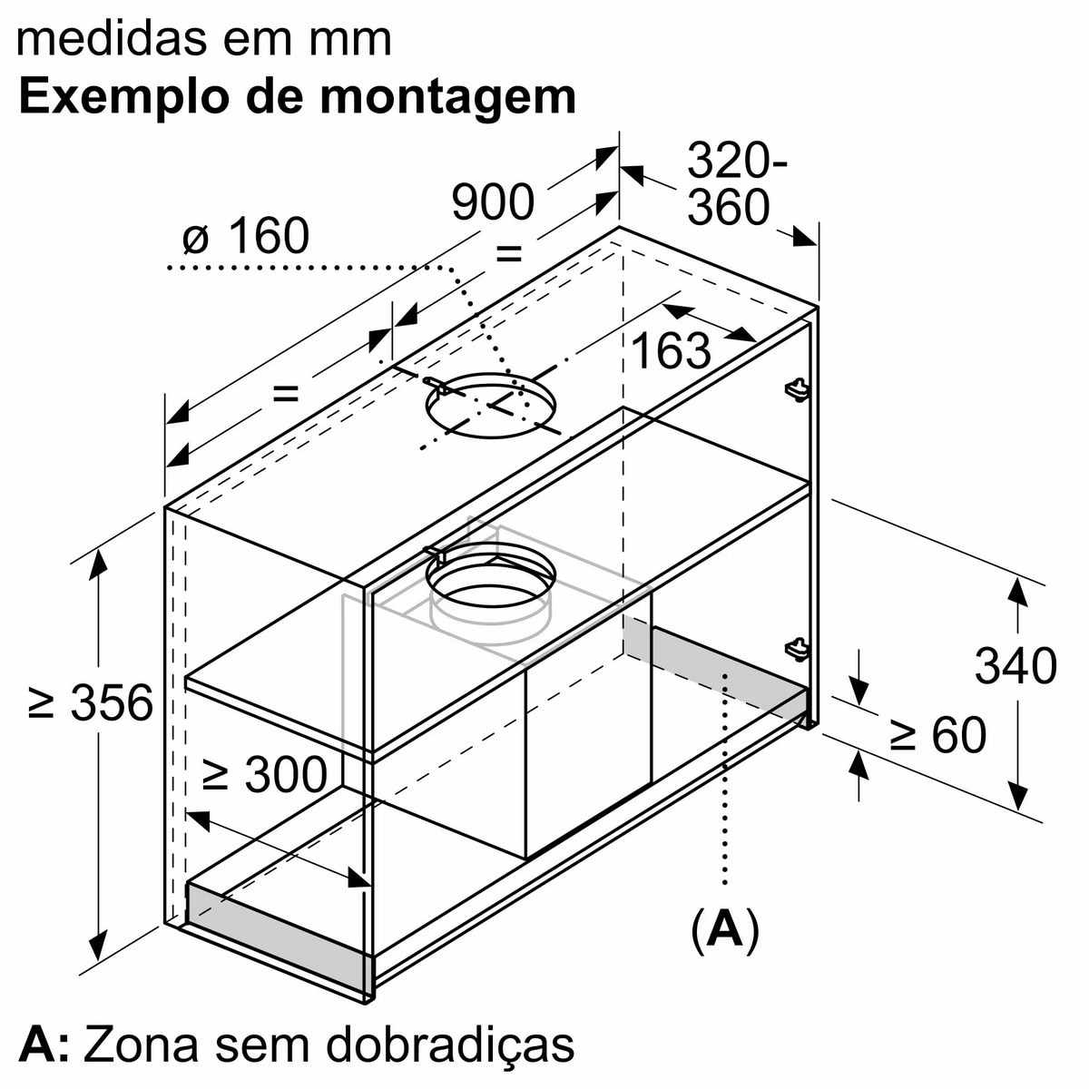 Exaustor Encastrável Siemens LJ97BAM60 com 6 Velocidades e de 90 cm - Vidro Preto Preto-8