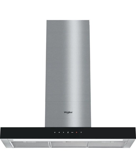 Exaustor de Parede Whirlpool WHBS 92F LT K/1 Tecnologia 6º Sentido de 89,8 cm - Alumínio e Preto Preto-1