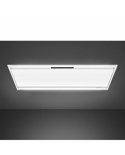 Imagem 0 de Exaustor de Teto Encastrável Smeg Universal KLT12L4WH de 3 Velocidades + Intensiva e de 120 cm - Branco Mate