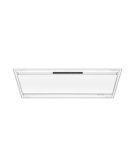 Exaustor de Teto Encastrável Smeg Universal Slim KLT9L4WH de 4 Velocidades e de 90 cm - Branco Mate Branco mate-1