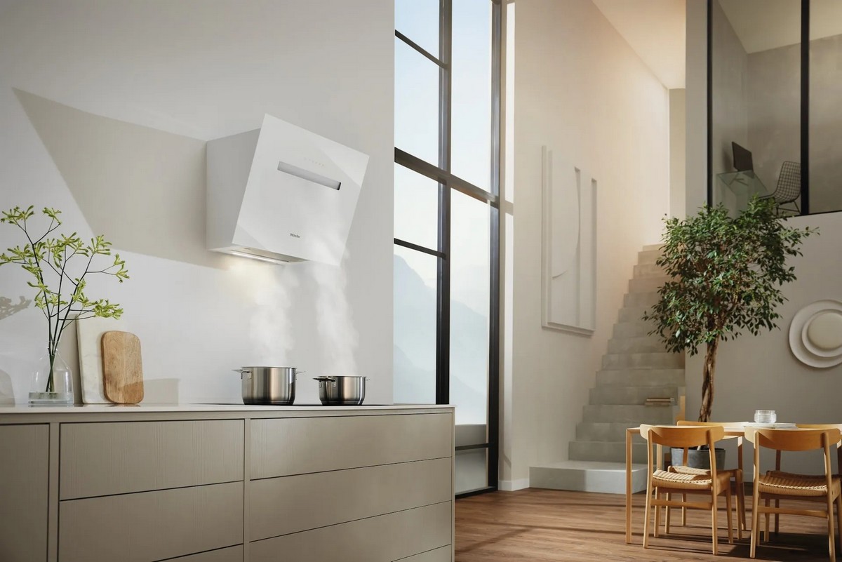 Exaustor de Parede Miele DAH 1650 BRWS Active de 3 Velocidades e de 59,8 cm - Branco Brilhante Branco-3