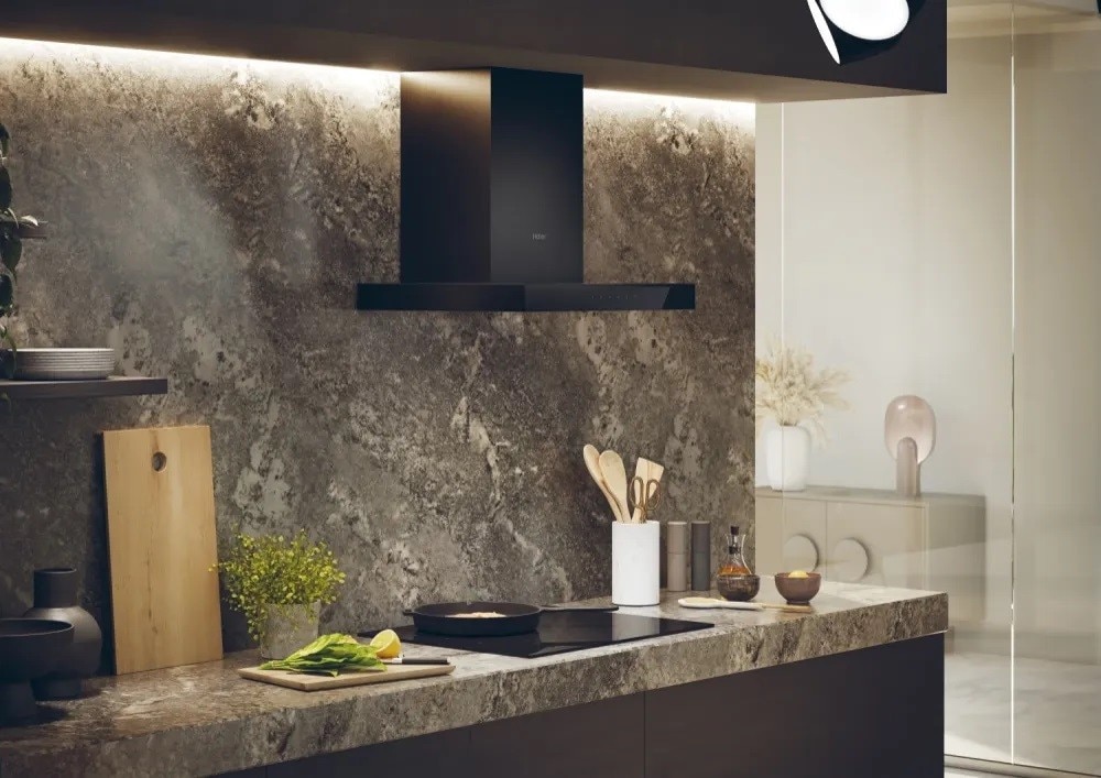 Exaustor de Parede Haier HATS6CBS4BWIFI de 5 Velocidades e de 60 cm - Preto Preto-6