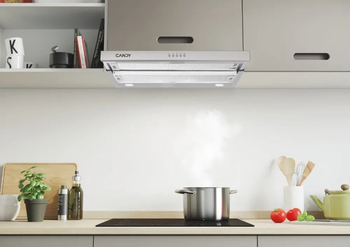 Exaustor Telescópico Candy CBT6ESMX de 4 Velocidades e de 60 cm - Inox e Silver Inox-4