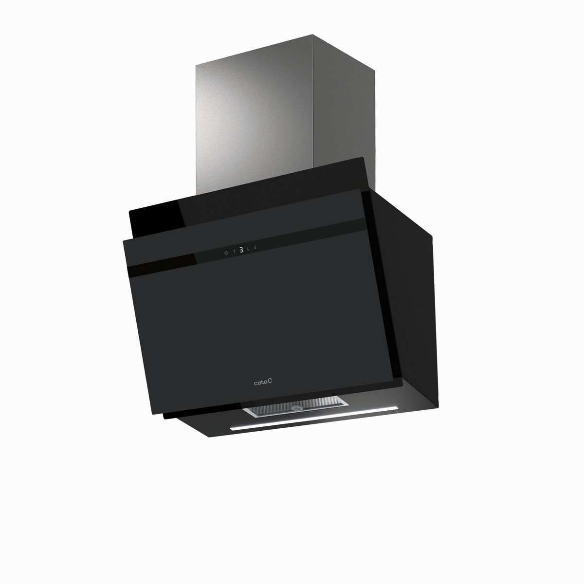 Exaustor de Parede Cata THALASSA EVO 600 GBK de 6 Velocidades Preto-1