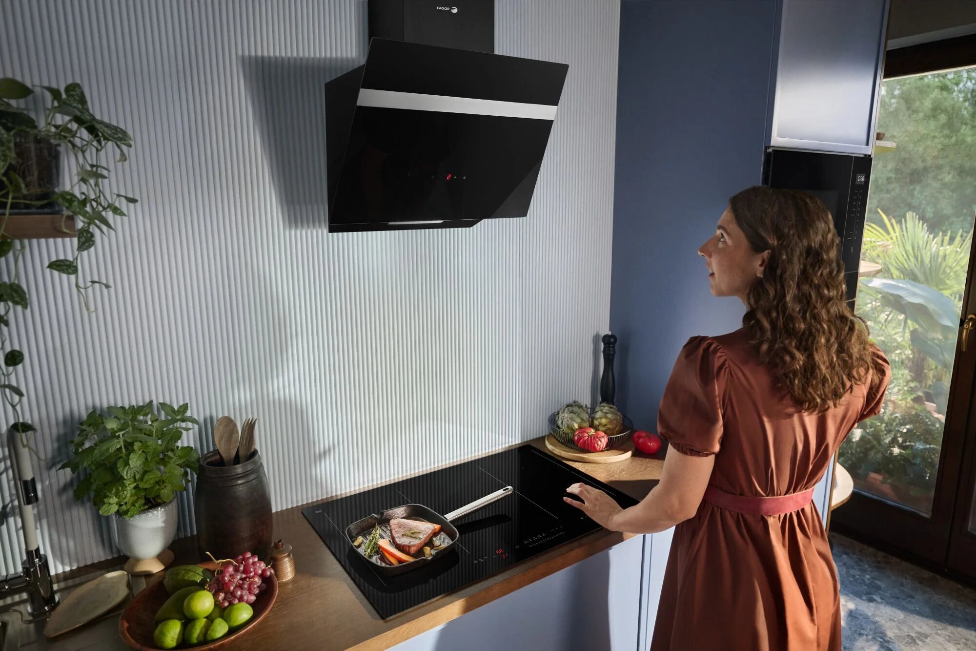 Exaustor de Parede Fagor 3CFT-609N Master de 4 Velocidades Inox-5