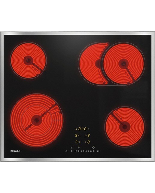 Imagem 0 de Placa de Vitrocerâmica Miele KM 6540 FR de 4 Zonas e de 61,4 cm - 1 Zona ExtraSpeed - Preto