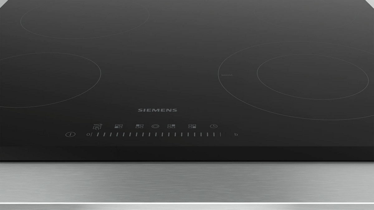 Placa de Vitrocerâmica Siemens iQ300 ET631FFP8E com 4 Zonas e de 60 cm - Preto Preto-2