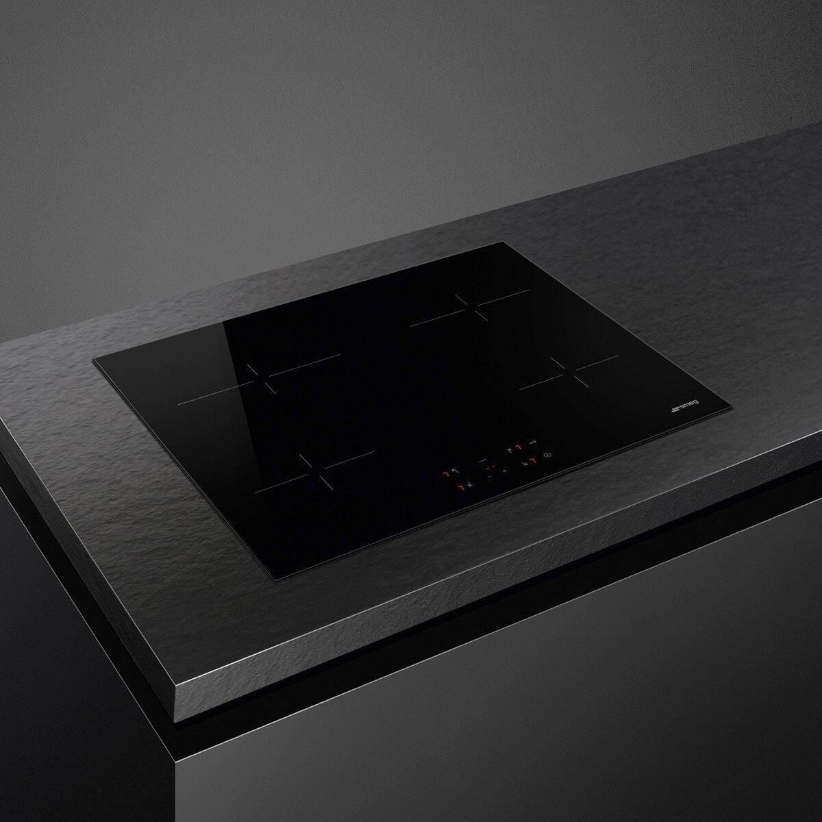 Placa de Vitrocerâmica Smeg Universal SE264TD1 com 4 Zonas e de 60 cm - Preto Preto-2