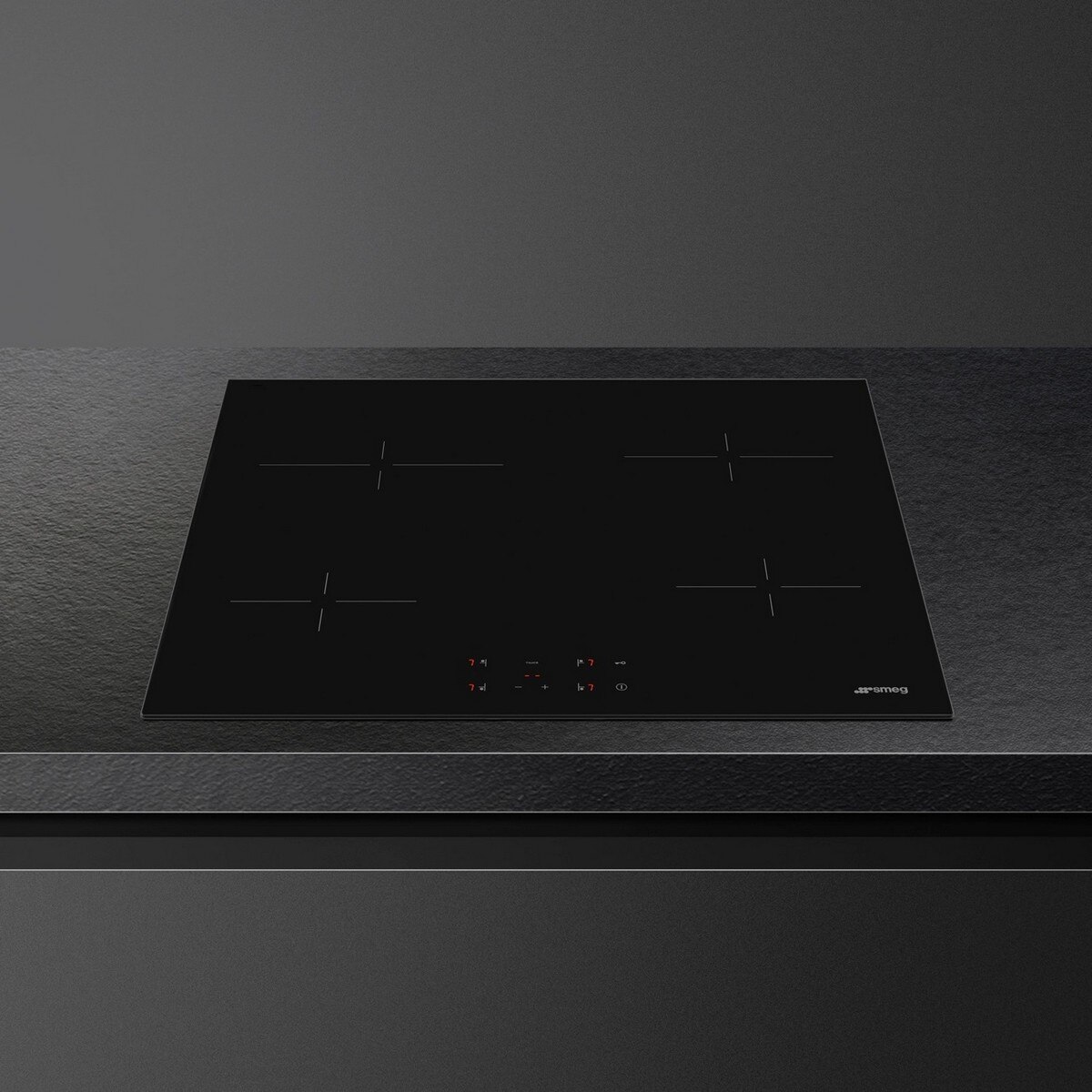 Placa de Vitrocerâmica Smeg Universal SE264TD1 com 4 Zonas e de 60 cm - Preto Preto-4