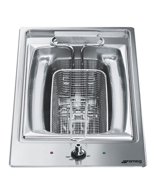 Imagem 0 de Placa Dominó Fritadeira Smeg Classica PGF30F de 31 cm - Aço Inox