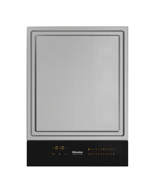 Placa Teppan Yaki Miele CS 7632 FL SmartLine de 2 Zonas e de 37,8 cm - Aço Inox e Preto 1