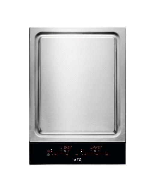 Imagem 0 de Placa Teppan Yaki AEG ITE42600KB Modular de Indução com 2 Zonas e de 36 cm - Inox