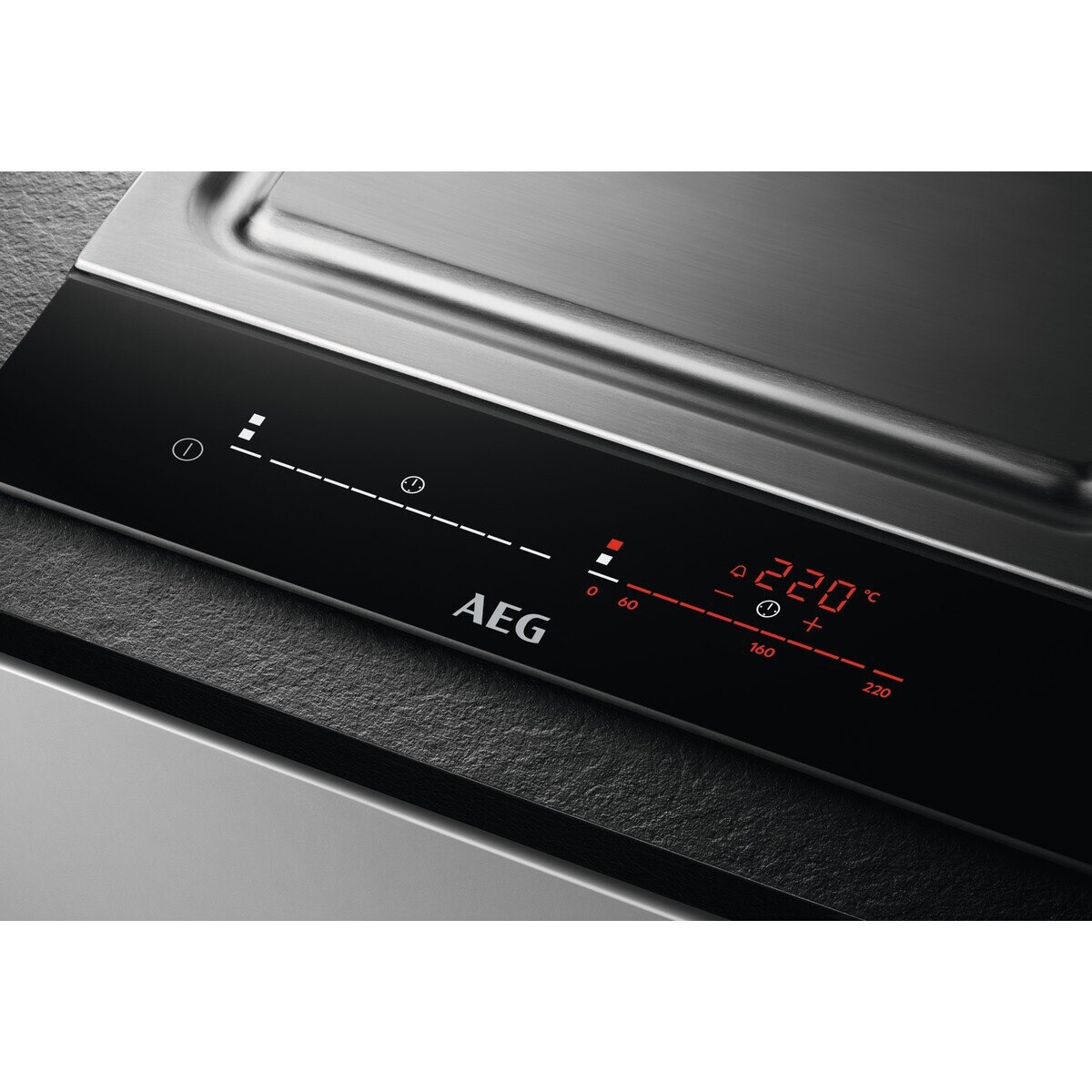 Placa Teppan Yaki AEG ITE42600KB Modular de Indução com 2 Zonas e de 36 cm - Inox Inox-2