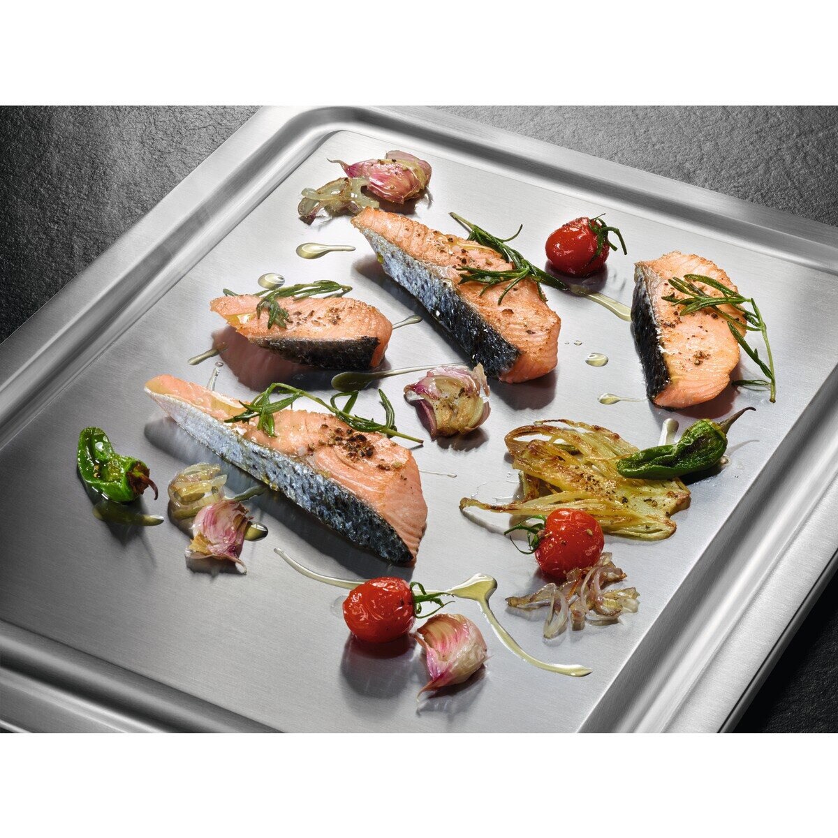 Placa Teppan Yaki AEG ITE42600KB Modular de Indução com 2 Zonas e de 36 cm - Inox Inox-5