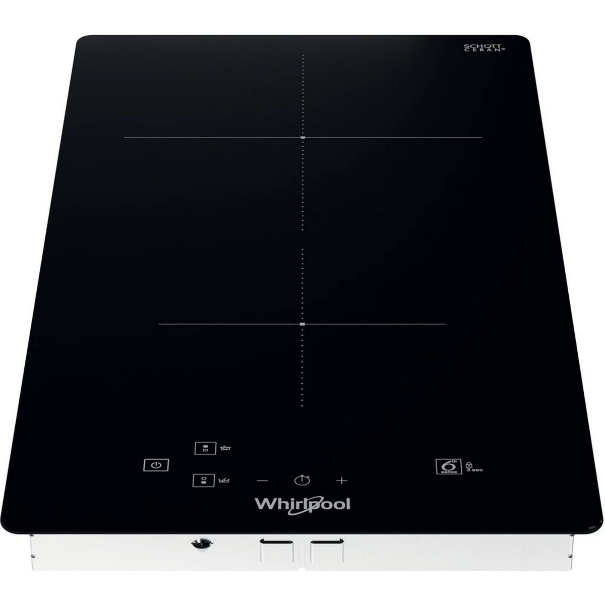 Placa Modular de Indução Whirlpool WS Q0530 NE de 2 Zonas e de 28,4 cm - Preto Preto-2