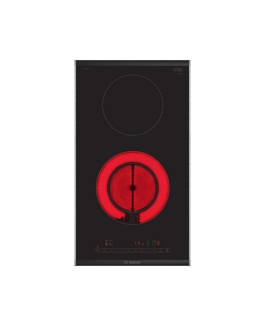 Placa Modular Vitrocerâmica Bosch PKF375FP2E com 2 Zonas e de 30 cm - Preto Preto-1