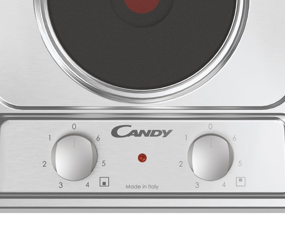 Placa Elétrica Candy CE32XK de 2 Zonas e de 28,8 cm - Inox Inox-4